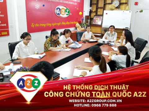 Dịch Thuật Tiếng Bồ Đào Nha Sang Tiếng Việt Tại A2Z Huyện An Dương