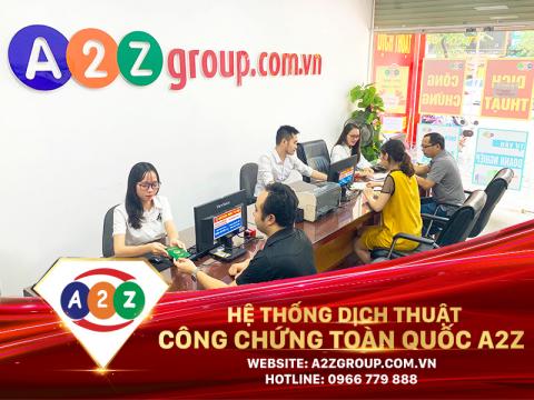 Dịch Thuật Chuyên Ngành Pháp Luật tại A2Z Quận Hồng Bàng